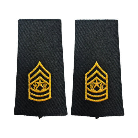 E9 Command Sergeant Major Shoulder Marks - Large-Male - Insignia Depot