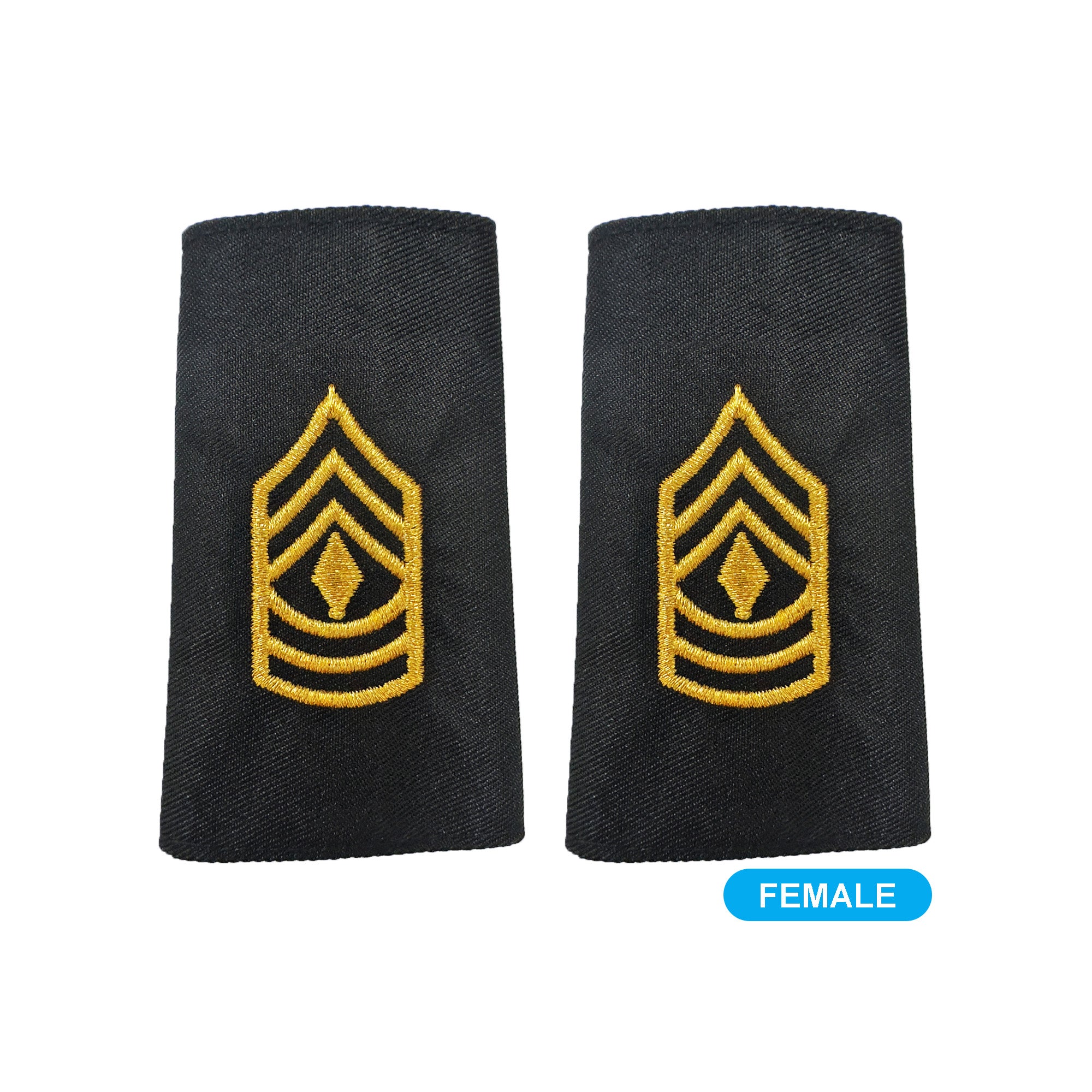 E8 First Sergeant Shoulder Marks - Small-Female - Insignia Depot