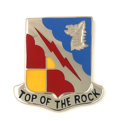 103RD Military Intelligence “ Top of the Rock” - Insignia Depot