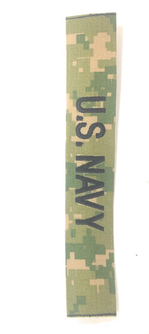 "U.S. NAVY" NWU Type III Name Tape 1.25 inch - Insignia Depot