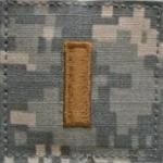 O1 2nd Lieutenant ACU with Hook Fastener - Insignia Depot