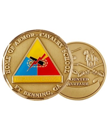 Fort Benning Armor School Challenge Coin - Insignia Depot