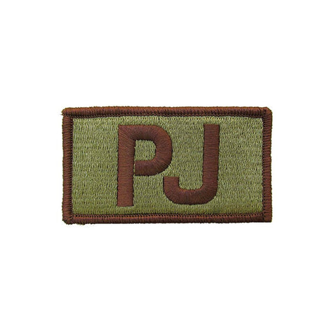 US Air Force PJ OCP Brassard with Spice Brown Border and Hook Fastener - Insignia Depot