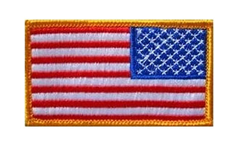U.S. Flag Reverse Color Patch W/O Hook Fastener (each) - Insignia Depot