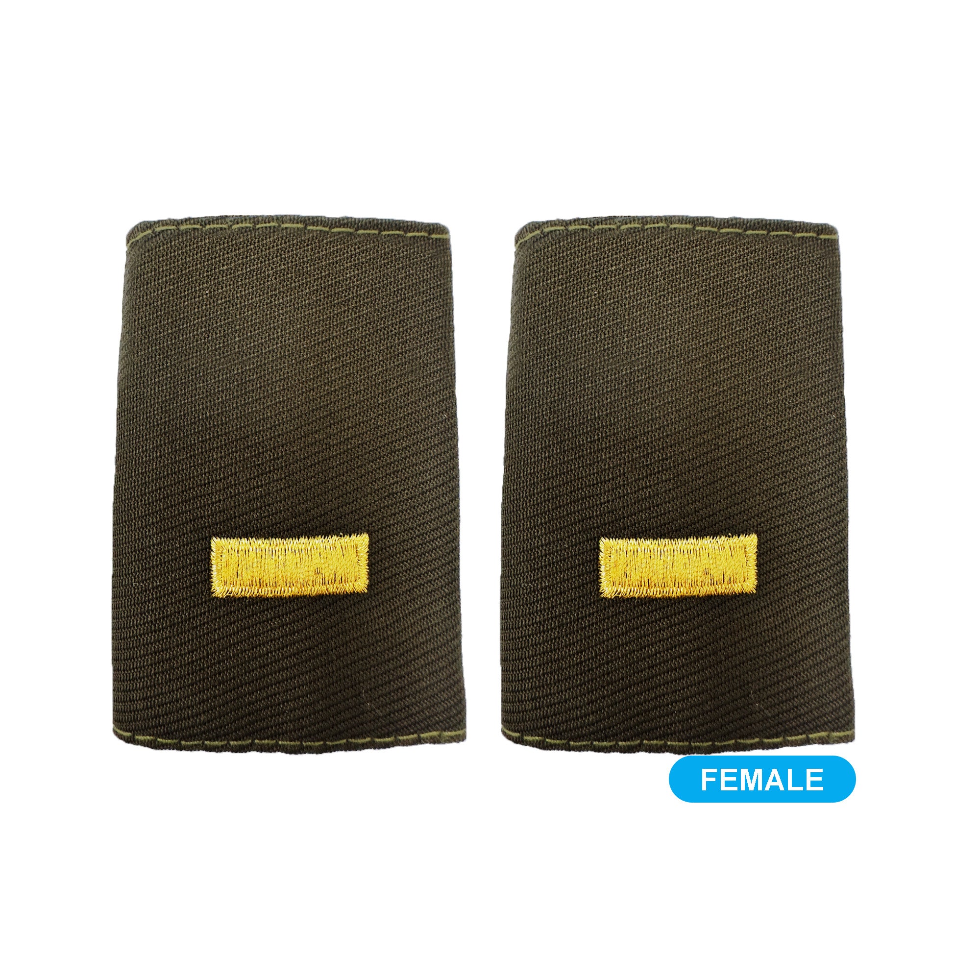 U.S. Army AGSU O1 2nd LT Epaulets Female - Insignia Depot