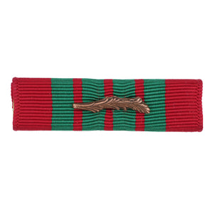 WWII French Croix De Guerre With Palm (Red With 4 Green Stripes)