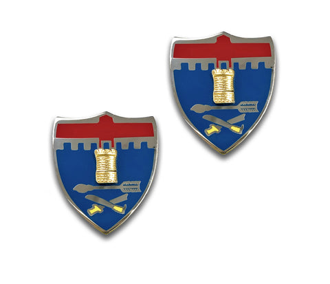 11th Infantry Regiment Unit Crest (pair)