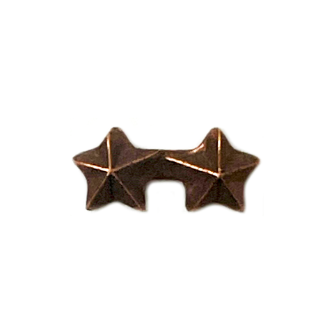 Star 3/16 in. Double Bronze Ribbon Device - Insignia Depot