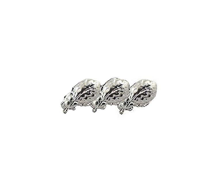 Oak Leaf Cluster 5/16 in. Triple Silver Ribbon Device | Insignia Depot