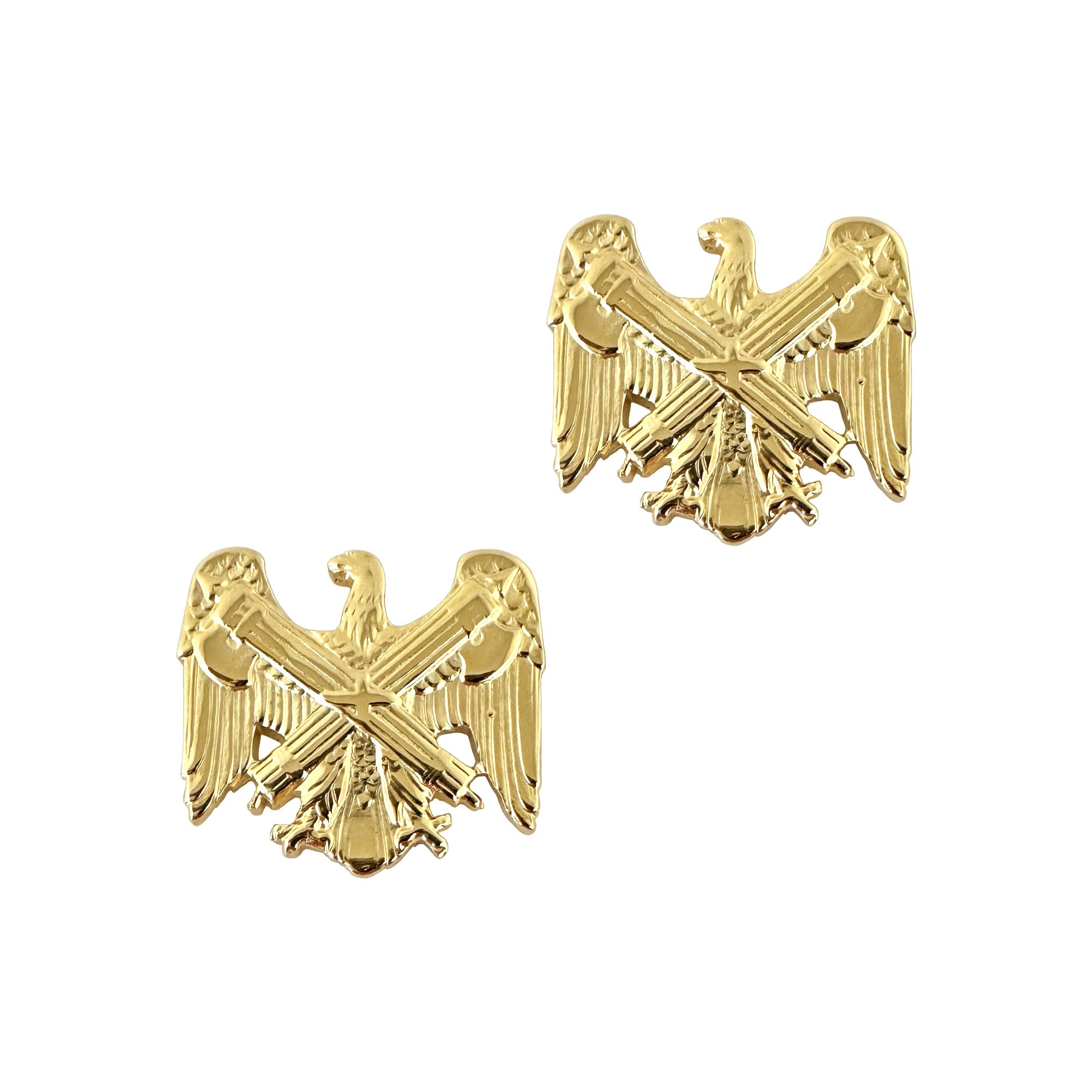 National Guard B. Officer Brite Pin-On (pair)