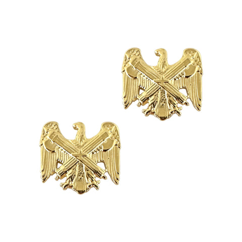National Guard B. Officer Brite Pin-On (pair)