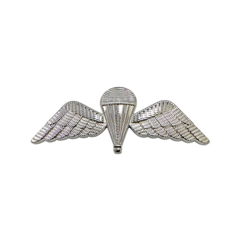 British Silver Small Parachutist Jump Wings (ea)