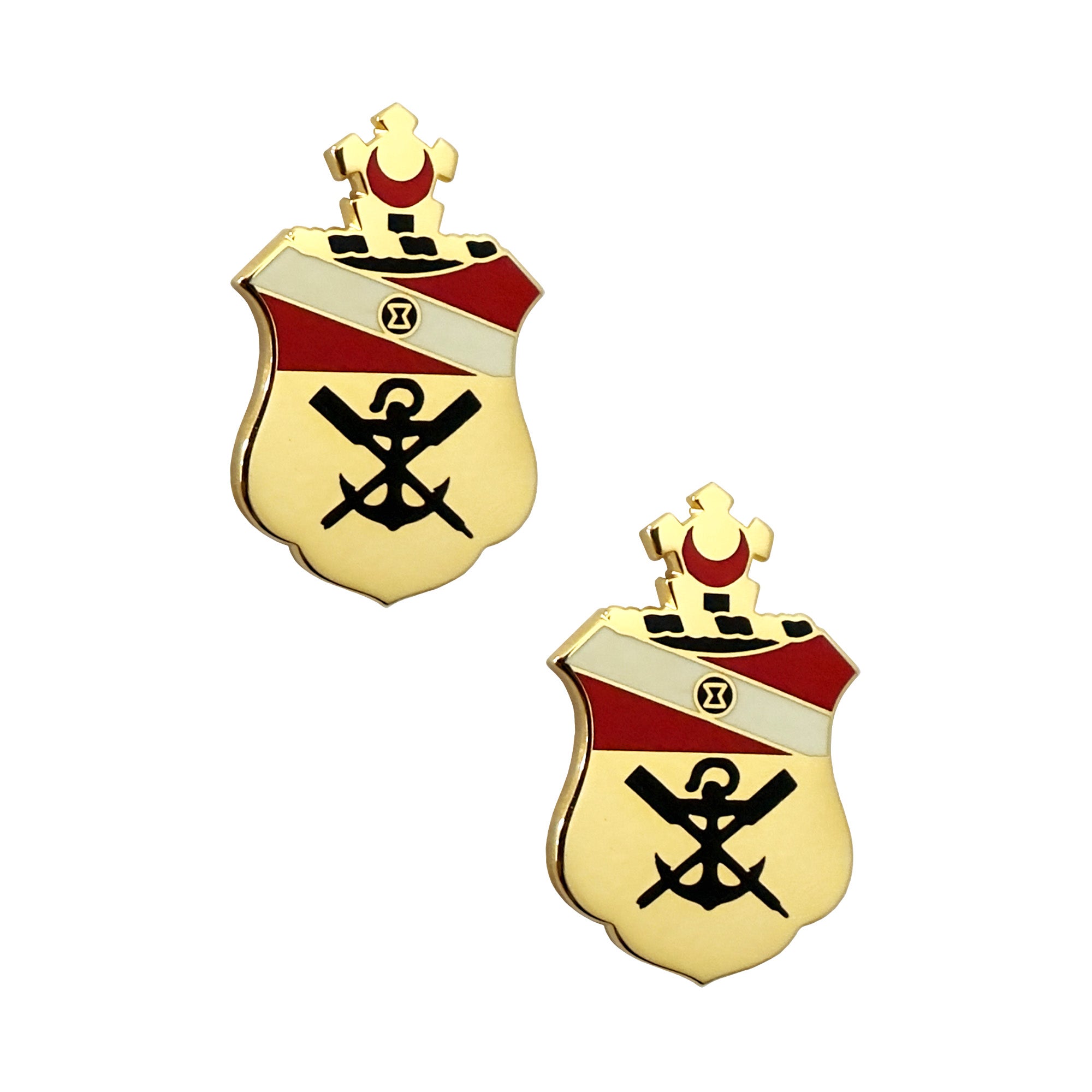 21ST Engineer Batt Crest (No Motto) (Pair)