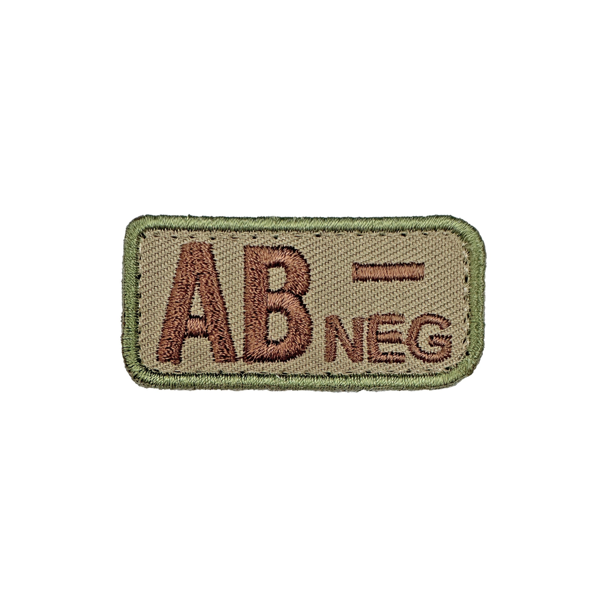 AB- Blood Type Patch OCP W/ Hook Fastener