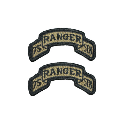 75th Ranger STB OCP Scroll W/ Hook Fastener (pair)