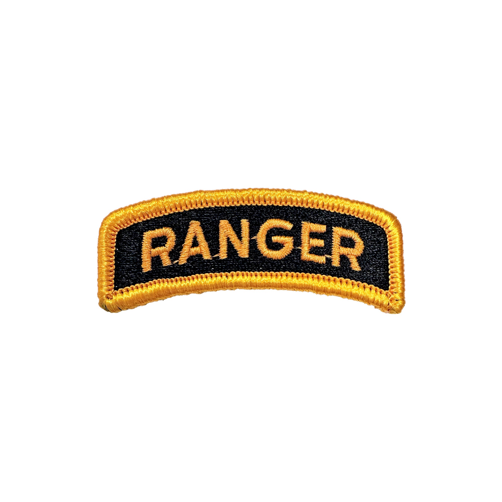 Ranger Black and Gold Tab W/ Hook Fastener