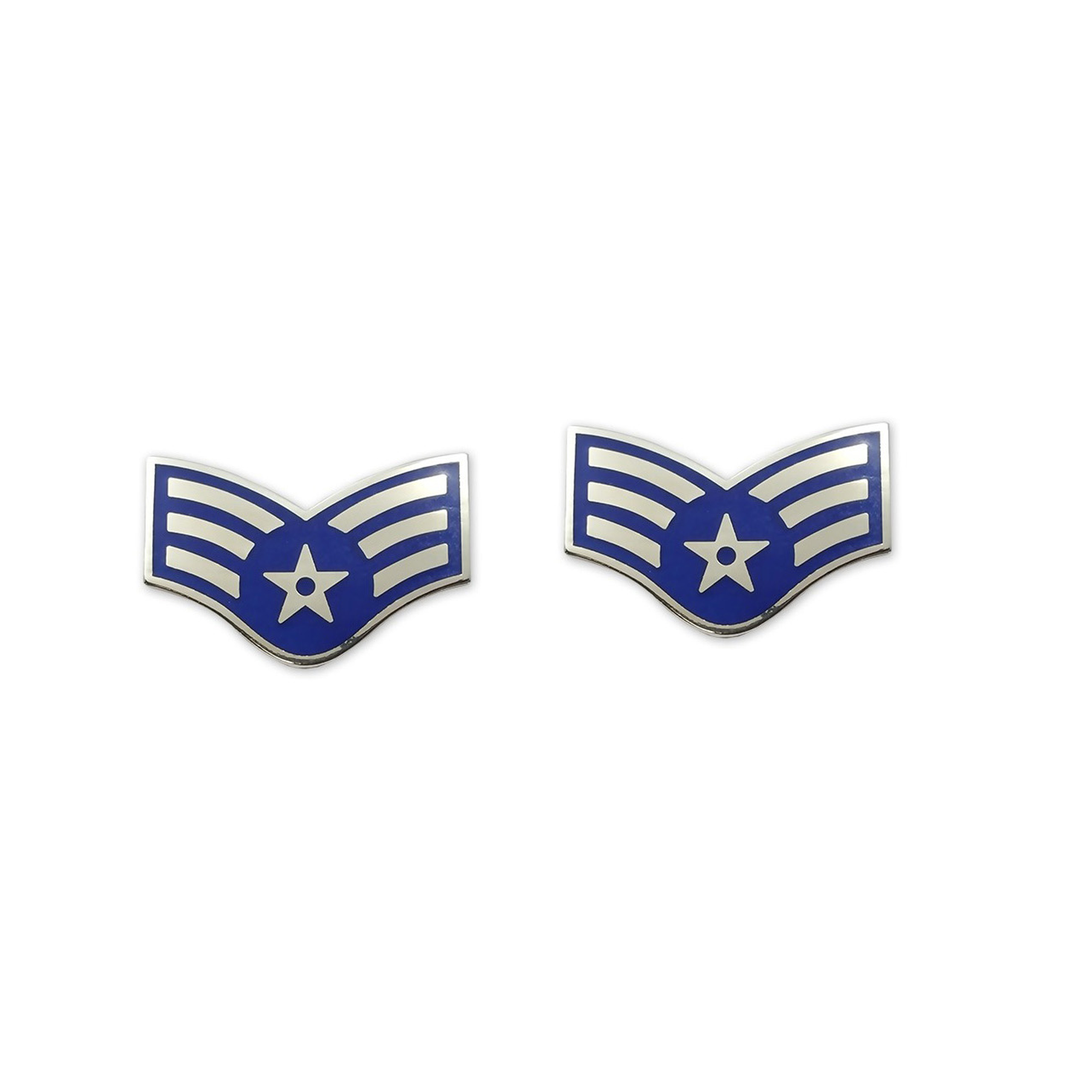 USAF E4 Senior Airman Brite Pin-on