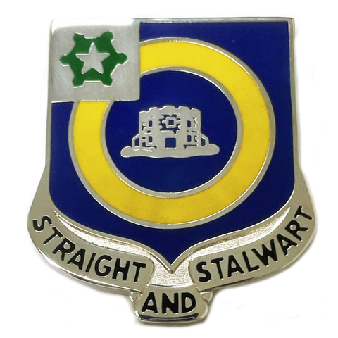 41st Infantry Regiment Crest "Straight and Stalwart" (each) - Insignia Depot
