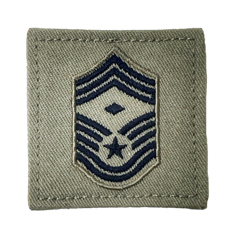 U.S. Air Force E9 Chief Master Sergeant with 1st Sergeant Designation ABU with Hook Fastener - Insignia Depot