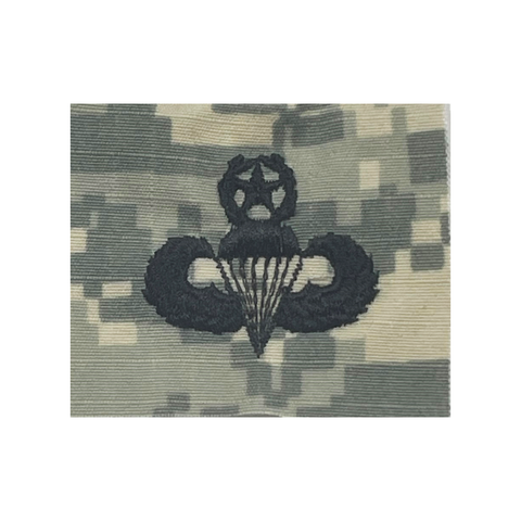 Parachutists (Jump Wings) Master ACU Sew-on Badge.