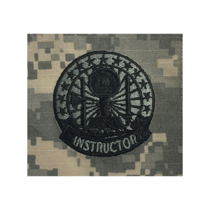 Instructor Badge (Basic) ACU Sew-on Badge.