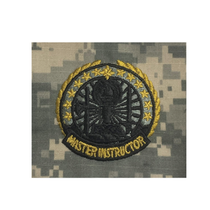 Instructor Badge (Master) ACU Sew-on Badge.