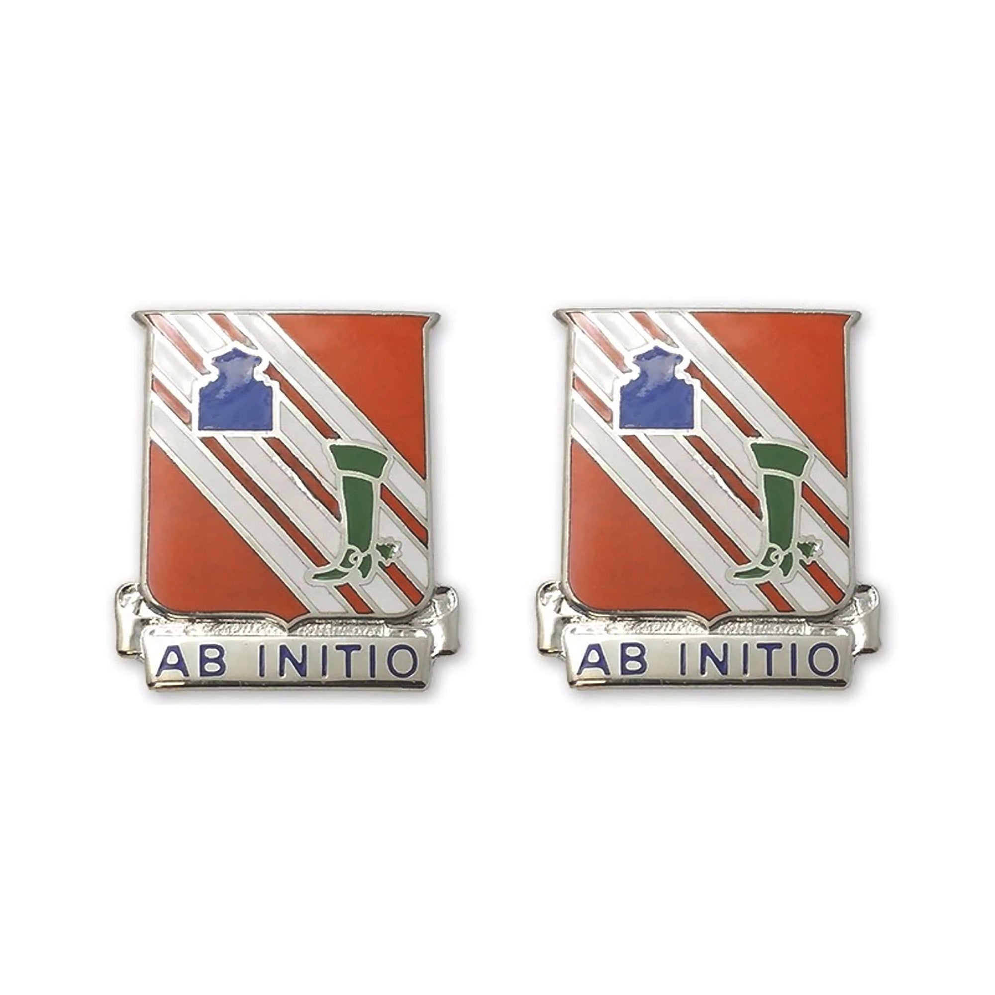 63rd Signal Battalion Crest "Ab Initio" (pair).
