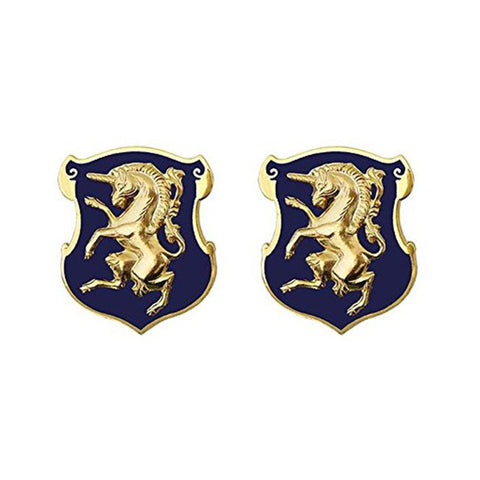 6th Cavalry Regiment Unit Crest (pair).