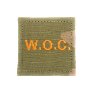 WOC Warrant Officer Candidate Gold Letters OCP with Hook Fastener (EA) - Insignia Depot