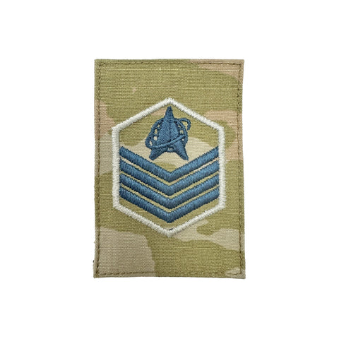 Space Force Rank Tech Sergeant Embroidered OCP w/ Hook (each)