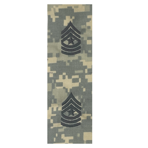 E9 Sergeant Major ACU Sew-on Cap Rank (pair).