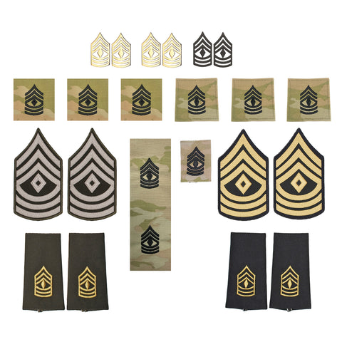 U.S. Army (New) First Sergeant (E-8) (Male) Rank Bundle