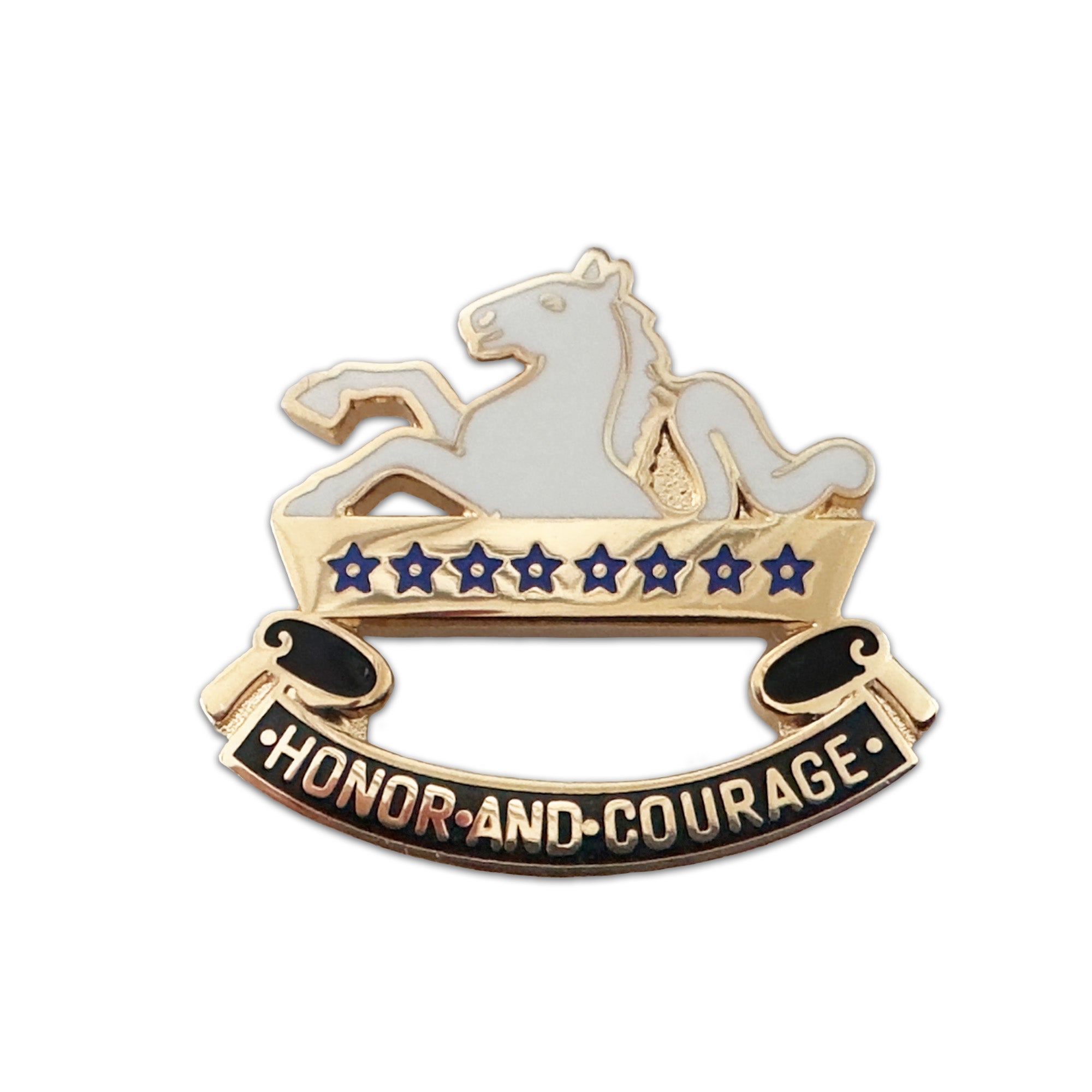 8th Cavalry Regiment Unit Crest "Honor and Courage" (Left Side) (each) - Insignia Depot