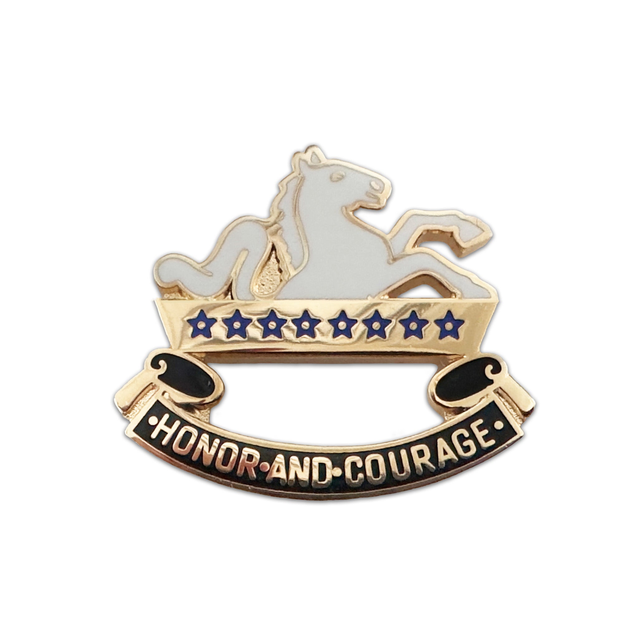 8th Cavalry Regiment Unit Crest "Honor and Courage" (Right Side) (each).