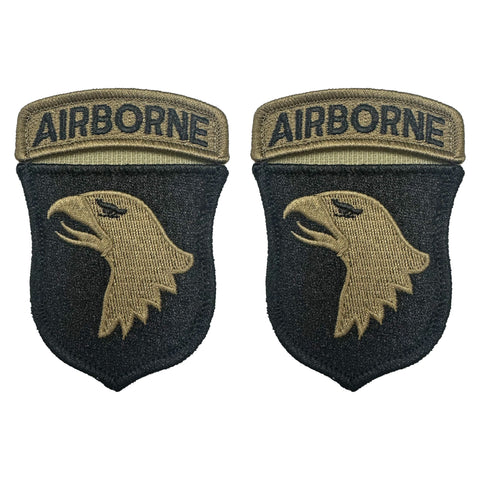 101st Airborne Division OCP Patch with Hook Fastener and Airborne Tab (pair) - Insignia Depot