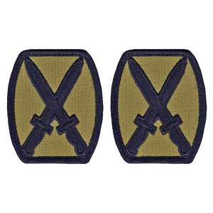 10th Mountain Division OCP Patch with Hook Fastener (pair) - Insignia Depot