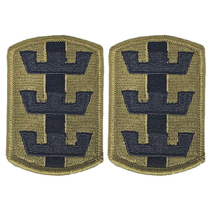 130th Engineer Brigade OCP Patch with Hook Fastener (pair) - Insignia Depot