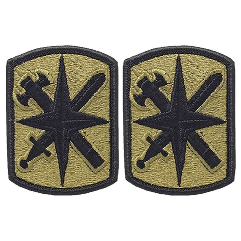 14th Military police Brigade OCP Patch with Hook Fastener (pair) - Insignia Depot