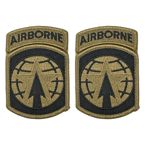 16th Military Police OCP Patch with Hook Fastener and Airborne Tab (pair) - Insignia Depot