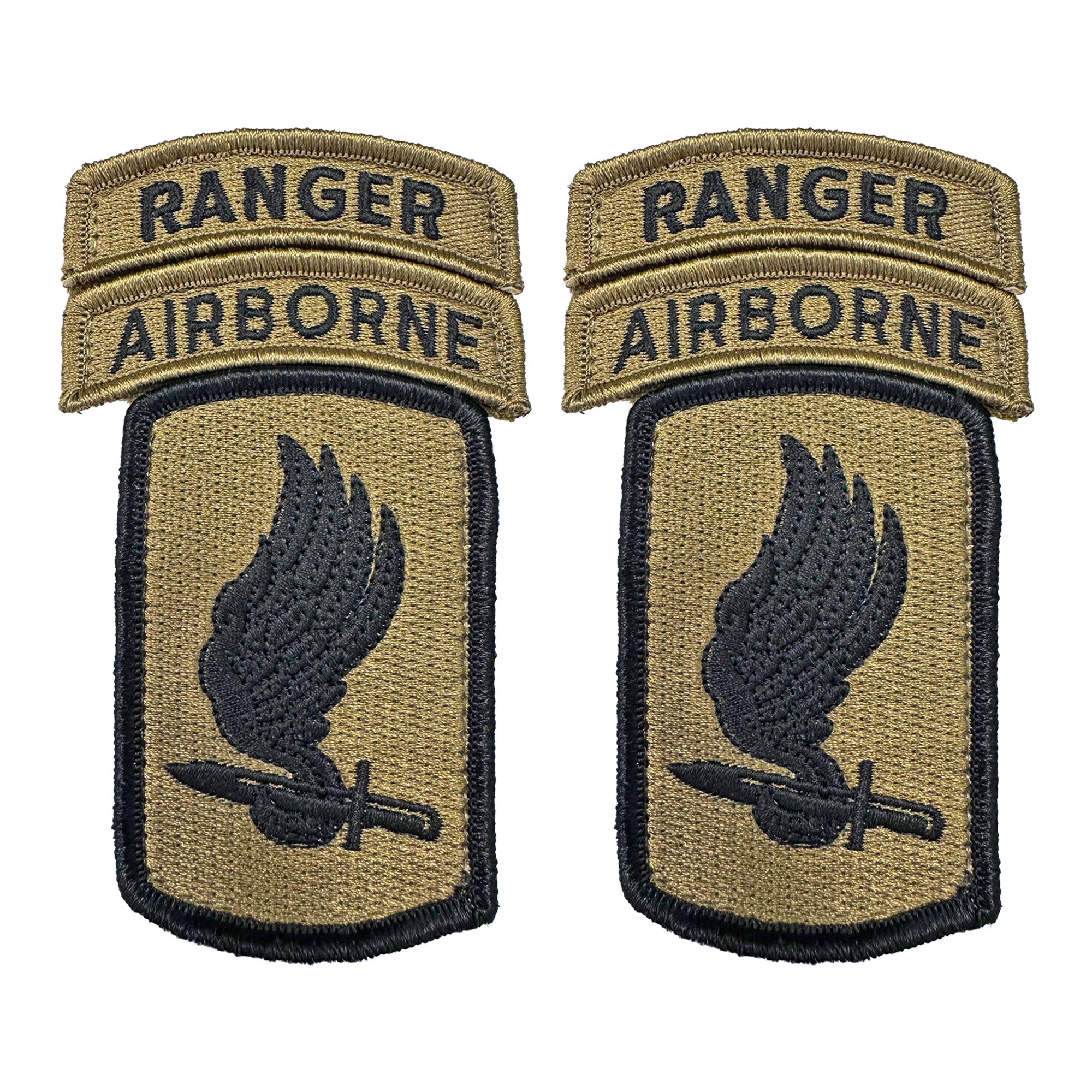 173rd Airborne Brigade OCP Velcro® Patch w/ Airborne Tab (pair) OC...