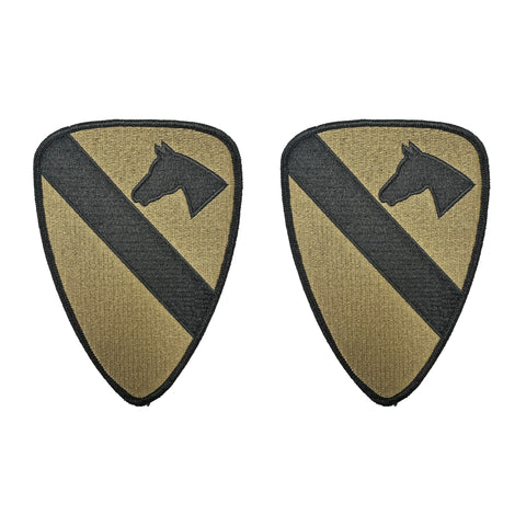 1st Cavalry Division OCP Patch with Hook Fastener (pair) - Insignia Depot