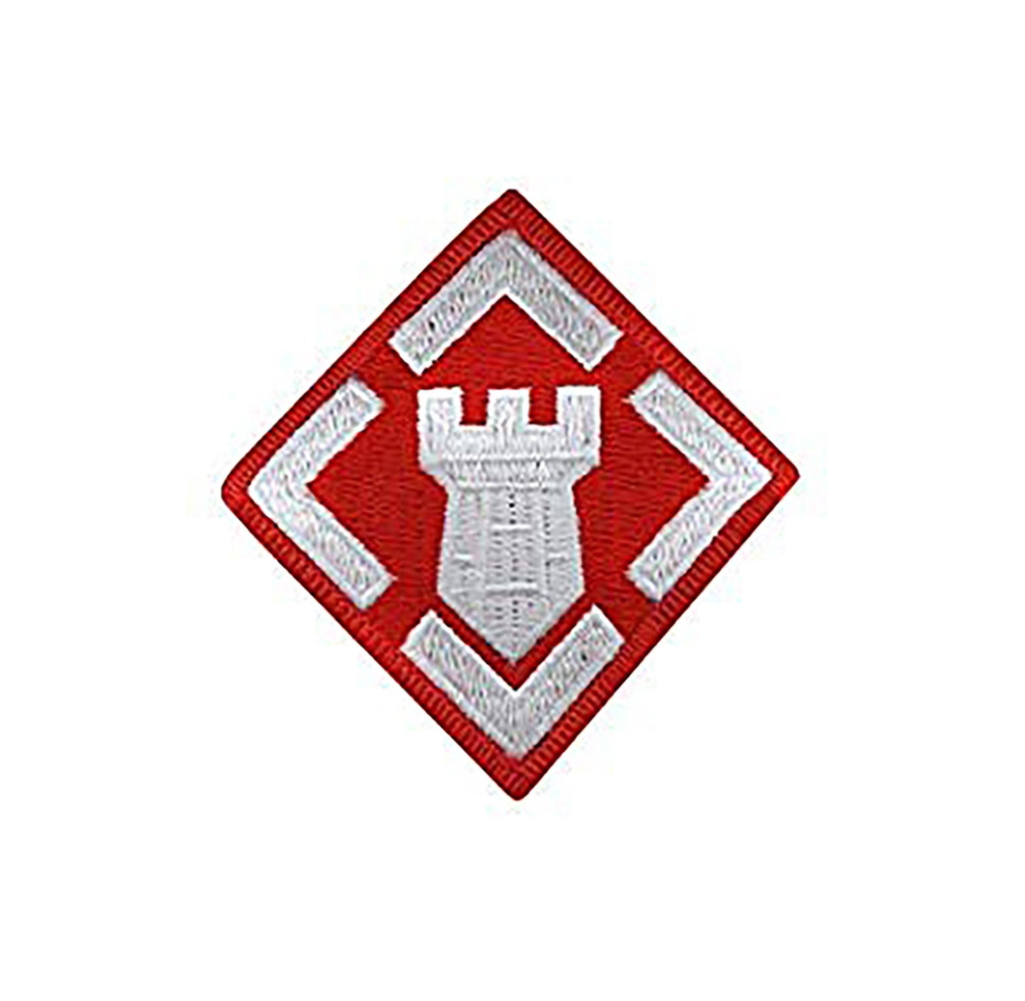 20th Engineer Brigade AGSU Color Sew-on Patch (each) - Insignia Depot