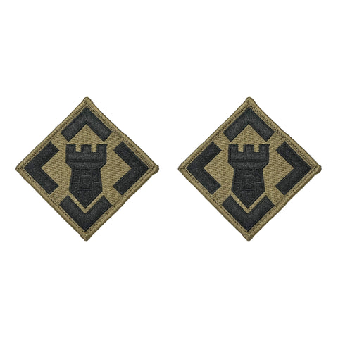 20th Engineer OCP Patch with Hook Fastener (pair) - Insignia Depot