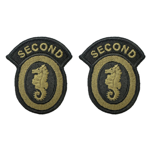 2nd Engineer Brigade OCP Patch with Hook Fastener (pair) - Insignia Depot