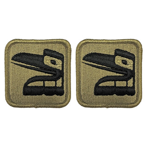 81st Brigade OCP Patch with Hook Fastener (pair) - Insignia Depot