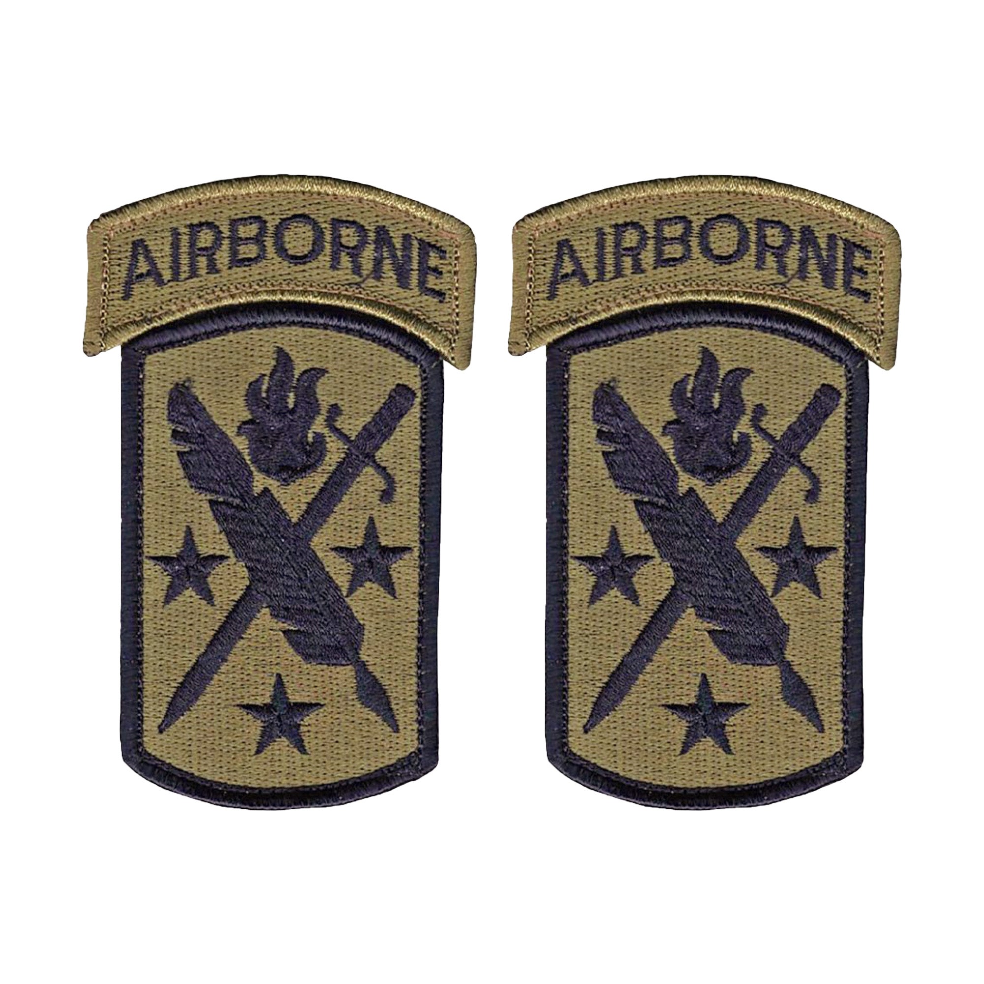 95th Civil Affairs And Airborne Tab OCP Patch with Hook Fastener (pair) - Insignia Depot