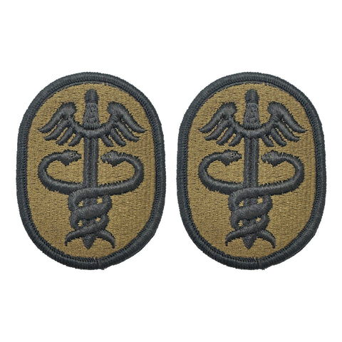 Medical Command Health Service OCP Patch with Hook Fastener (pair) - Insignia Depot