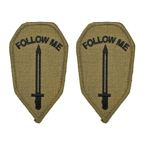 Infantry School OCP Patch W/ Hook Fastener (pair) - Insignia Depot
