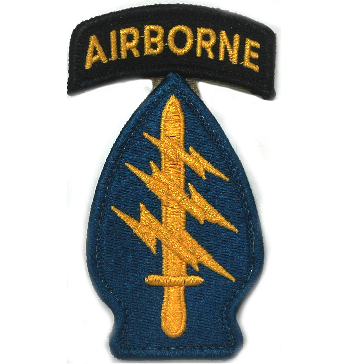 Special Forces with Airborne Tab AGSU Color Sew-on Patch (each ...