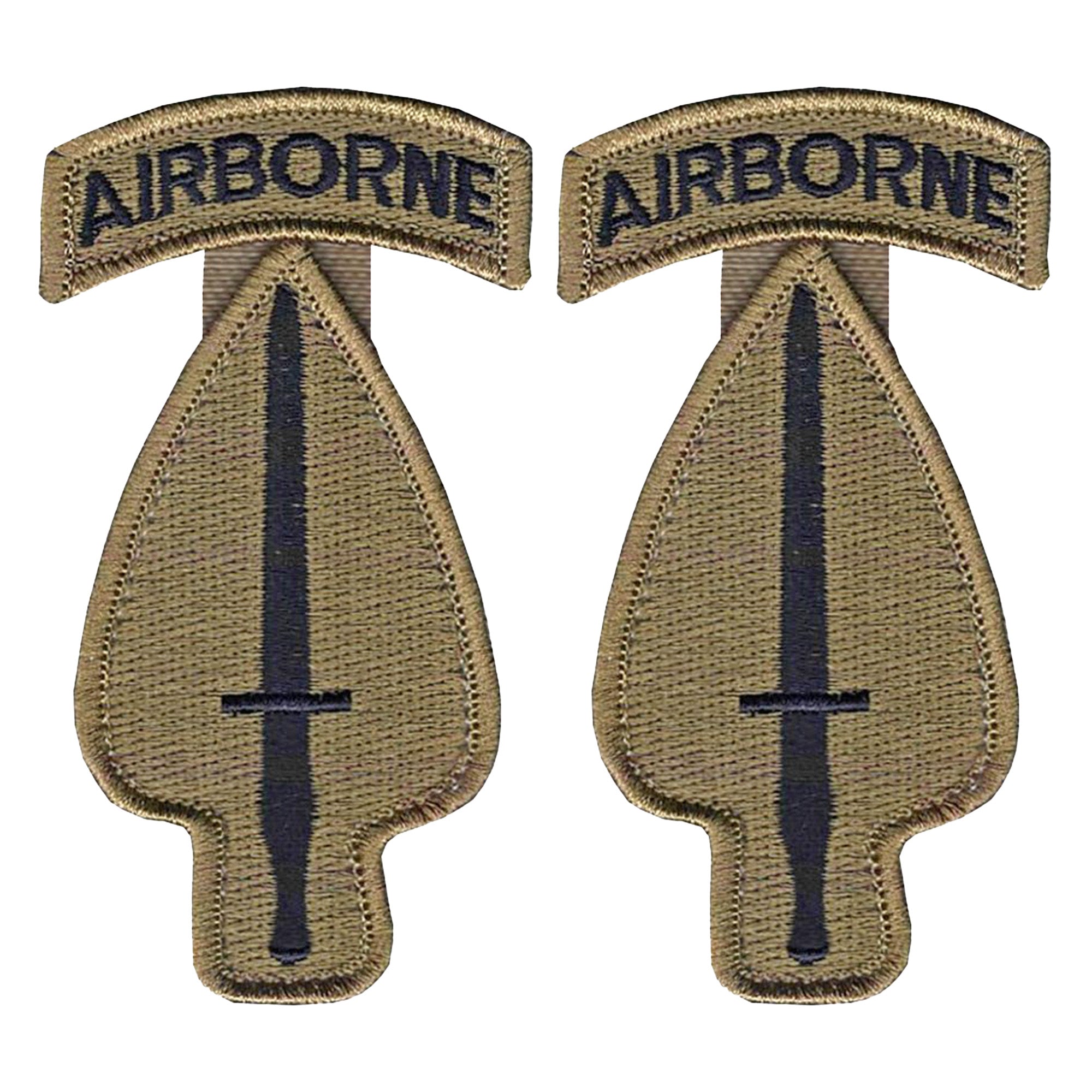 Special Operations Command With Airborne Tab OCP Patch with Hook Fastener (pair) - Insignia Depot